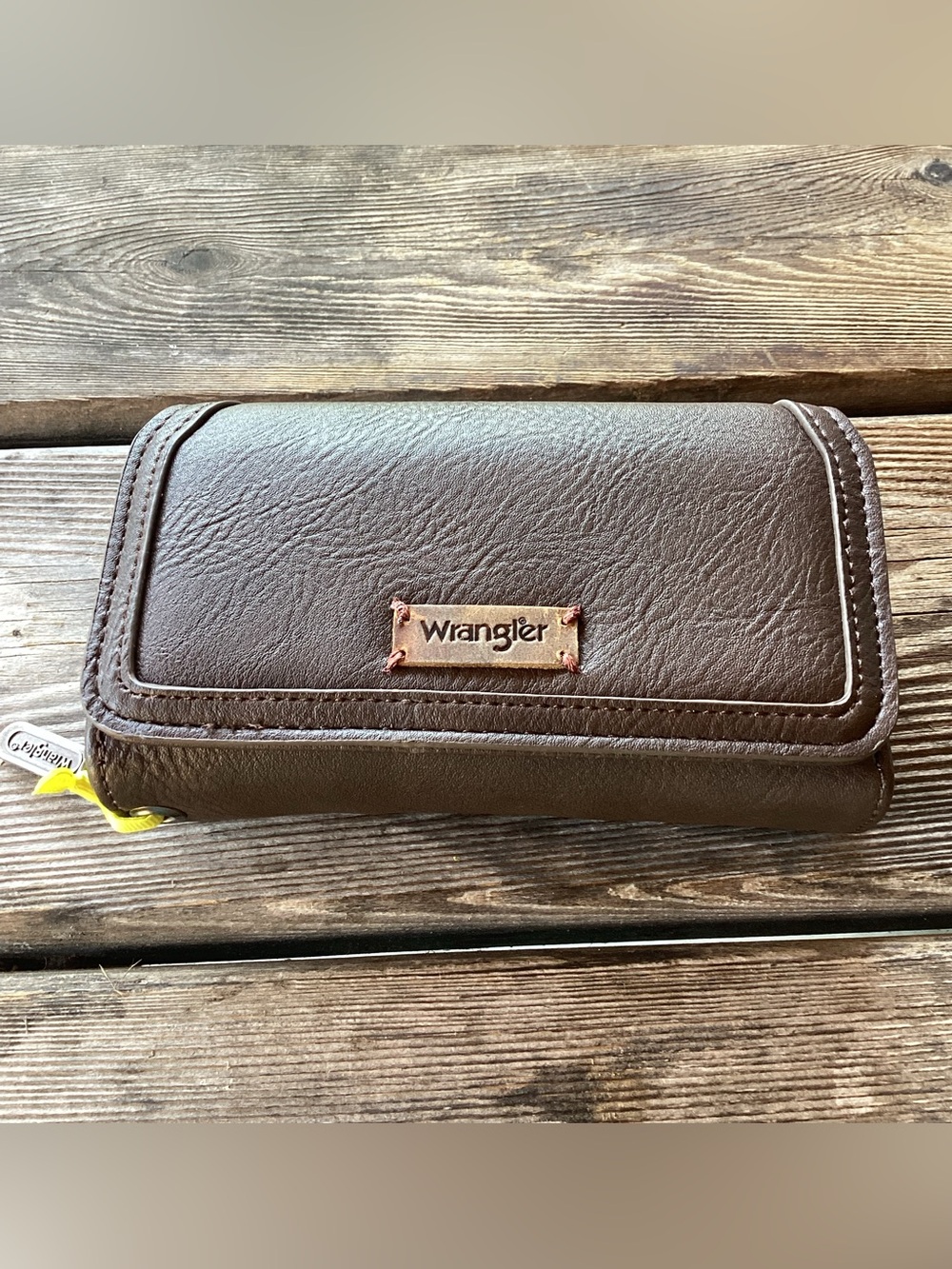 Wrangler Vegan Leather Brown Wallet